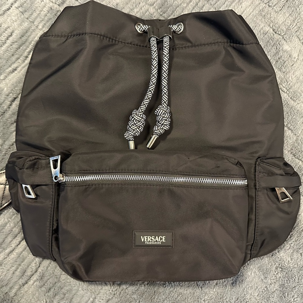 Versace Dark Brown Men's Backpack